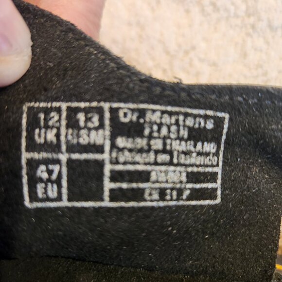 Dr. Martens Flash Fisherman Sandals, Black Leather US13 main image 5